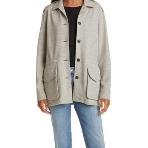 Rag & Bone Jacket Ohara Wool Knit Field in Grey M